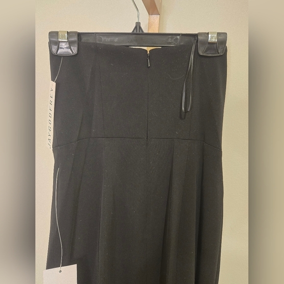 Jay Godfrey Sylvia Elegant Black Strapless Evening Gown - Picture 6 of 8